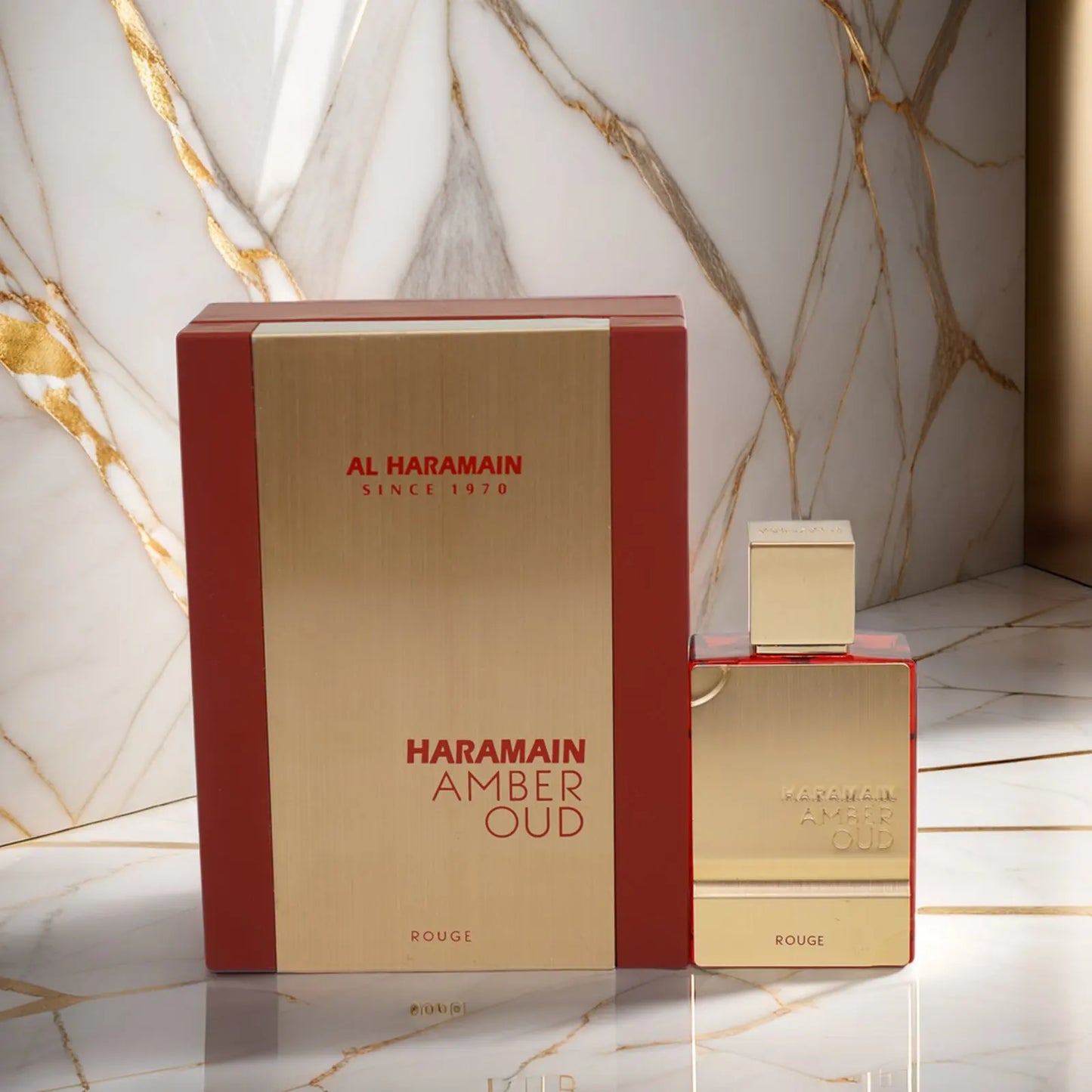 • Al Haramain Amber Rouge Edition For Men And Women Eau De Toilette Spray 2.0 OZ - 60ml Long-lasting Fragrance Best Christmas Gift