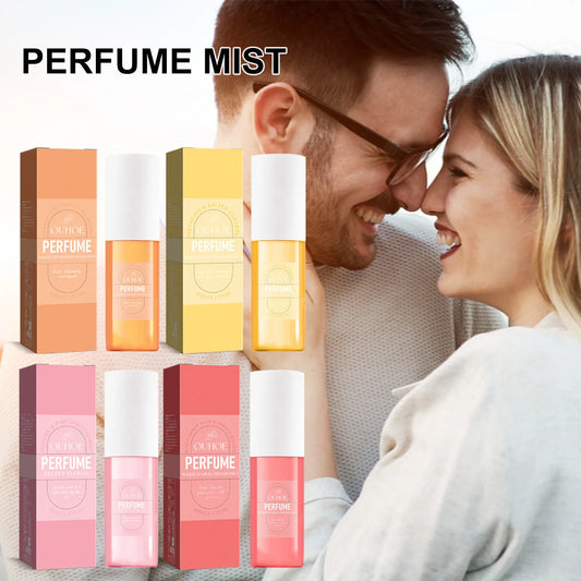 Ouhoe 90ml Long Lasting Pheromone Perfume Mist Floral Scent Air Refreshing Glamour Perfume Flirting Dating Fragrance Body Spray