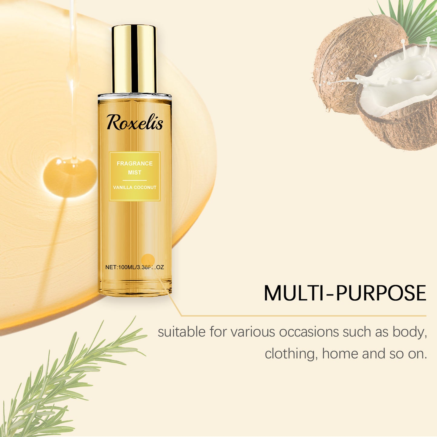 Coconut Fragrance Spray Plant Floral Scent Intimate Partner More Attract Stimulates Flirtation Women Body Pheromone Perfume Mist