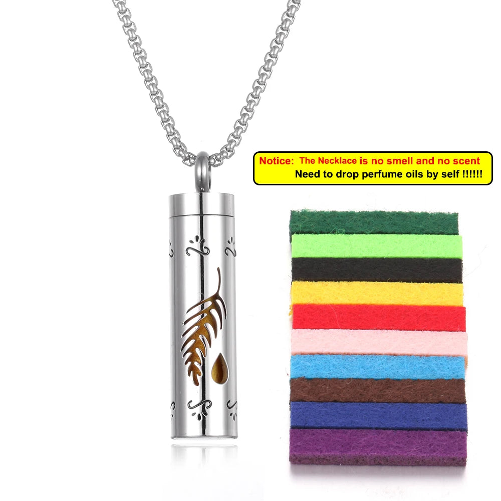 • Long Strip Aromatherapy Necklace Perfume Diffuser Essential Oil Diffuser