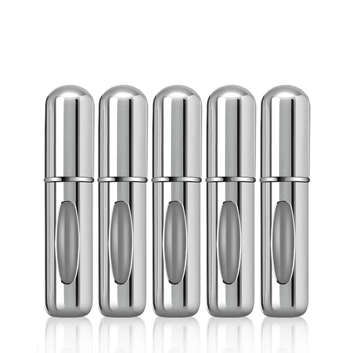 ☆ 1/5Pcs Travel Perfume Bottle Refillable Portable Mini Atomizer Spray Refill Bottle Women Pocket Dispenser Cologne Sprayer 5ml