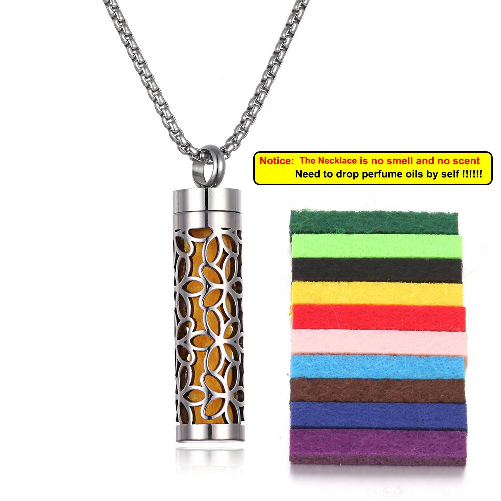 • Long Strip Aromatherapy Necklace Perfume Diffuser Essential Oil Diffuser