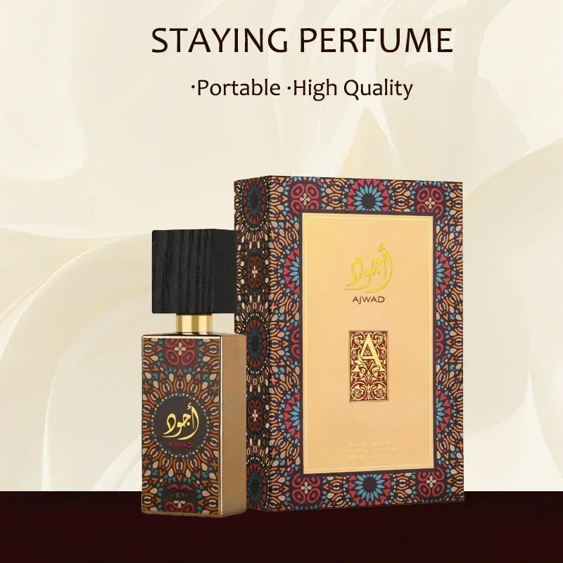 60ml High Quality Staying Portable Perfume Oil Hombre Gift Ajwad Mist Spray Deodorants Lasting Hair Body Fragrances Middle East