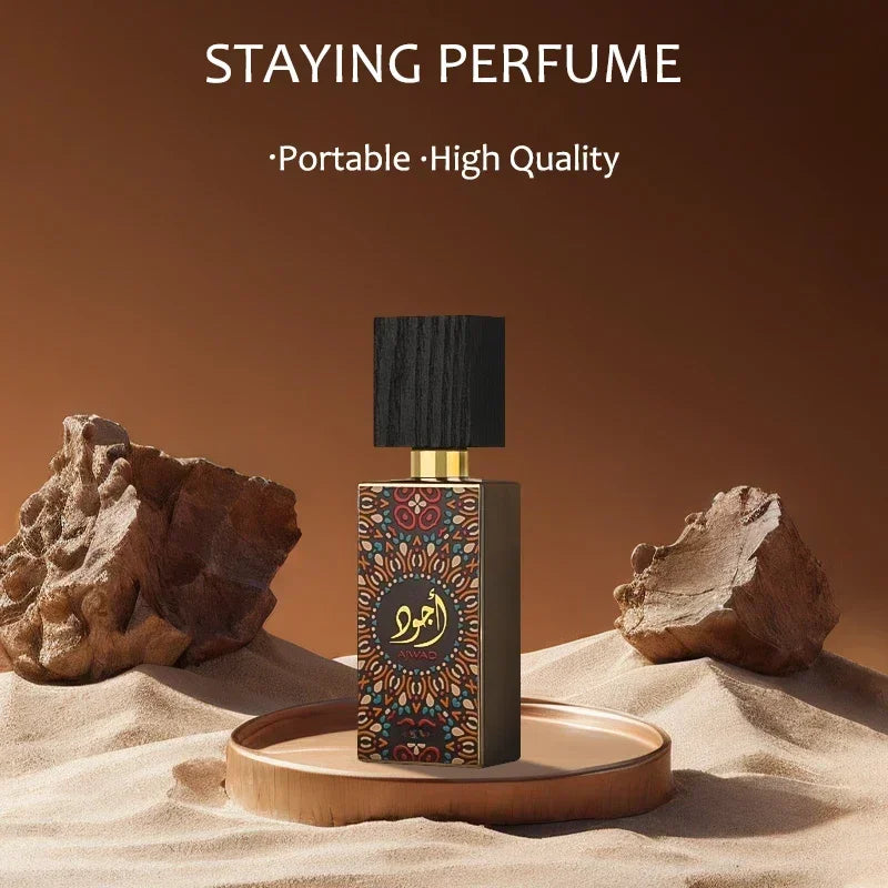 60ml High Quality Staying Portable Perfume Oil Hombre Gift Ajwad Mist Spray Deodorants Lasting Hair Body Fragrances Middle East