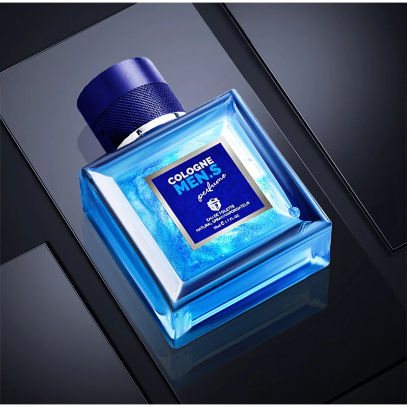 Blue Genuine Men Perfume,Fresh Flowers,Fruits And Trees Fragrance Citrusy Scent Long-Lasting Cologne Charming Eau De Toilette