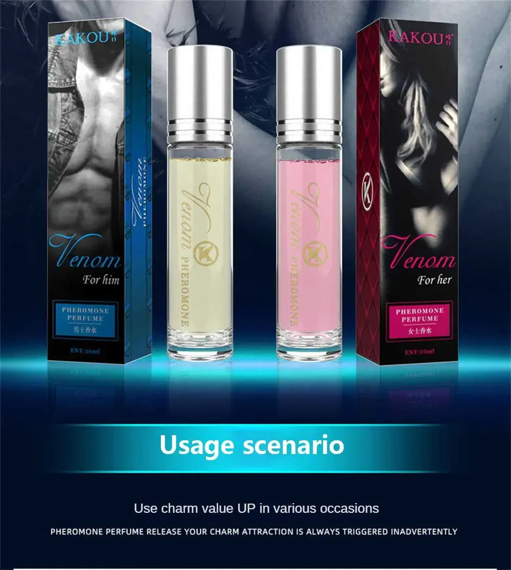 10ml Perfume for Men Women Ball Perfume Women Pheromone Men'S Essential Oil Perfume Attracts The Opposite Sex Lasting Fragrance