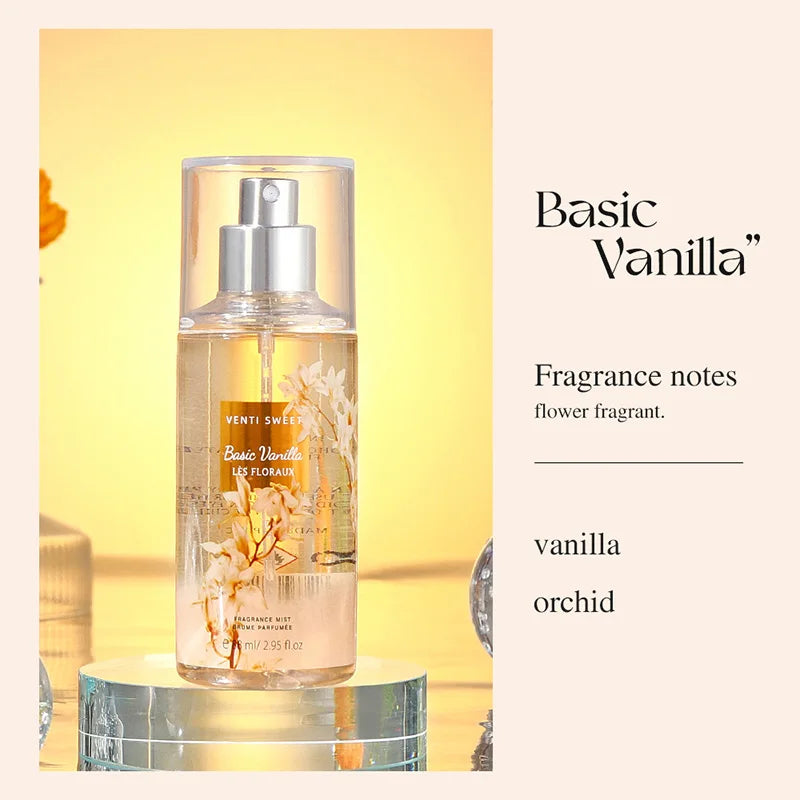 88ML Flower Fruit Perfume Vanilla Fragrance Women Date Scent Long-Lasting Good Girl Parfume Body Spray Floral Mist Air Freshener