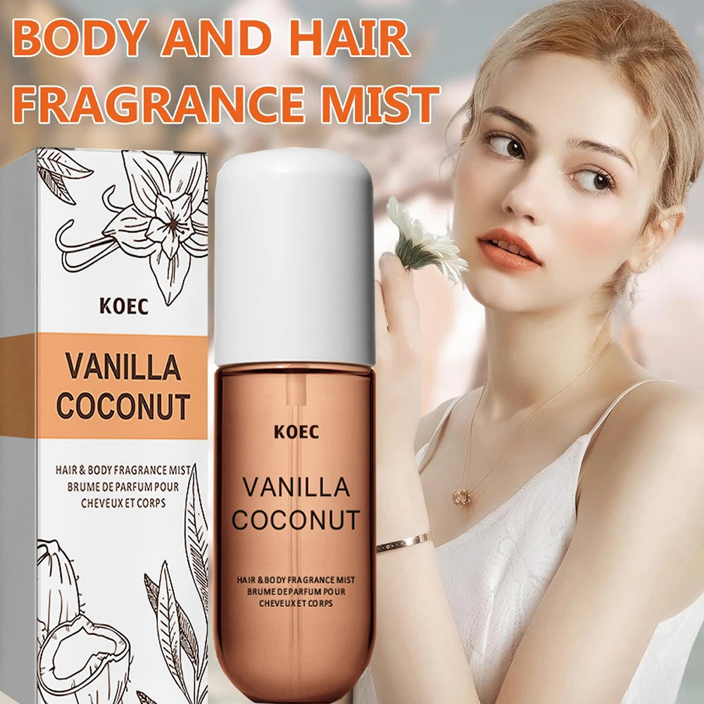 50ml Vanilla Skin Perfume Skin Body Mist, Vanilla Essential Oil for Skin, Eau De Toilette Spray, Long Lasting Perfume for Women