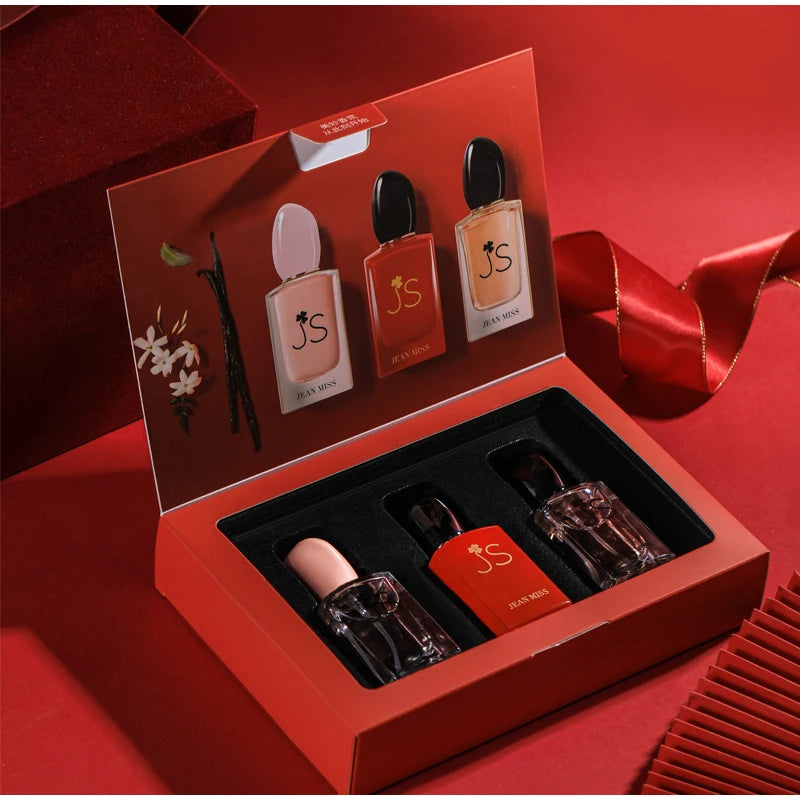 Valentine's Day Gift Box Perfume Women Rose Floral Scent Light Fragrance Fresh Clean Body Mist Lady Long-Lasting Eau De Toilette