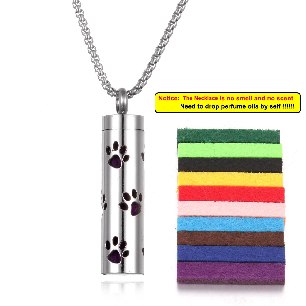 • Long Strip Aromatherapy Necklace Perfume Diffuser Essential Oil Diffuser