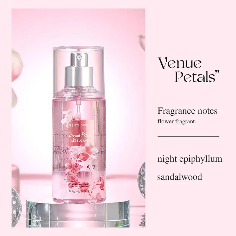 88ML Flower Fruit Perfume Vanilla Fragrance Women Date Scent Long-Lasting Good Girl Parfume Body Spray Floral Mist Air Freshener