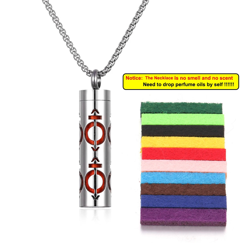 • Long Strip Aromatherapy Necklace Perfume Diffuser Essential Oil Diffuser