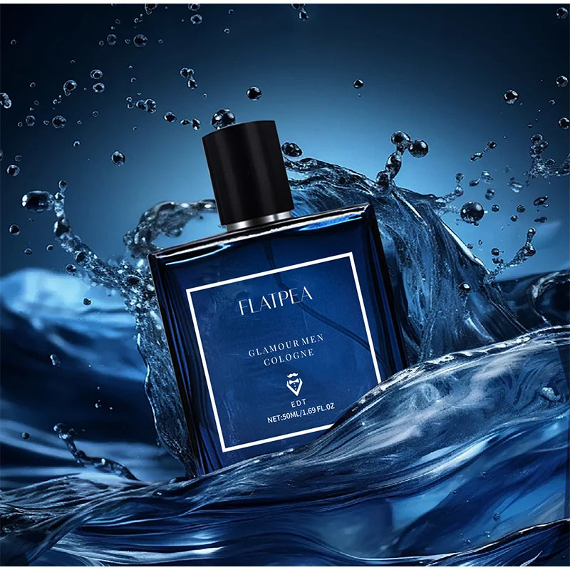 Blue Genuine Men Perfume,Fresh Flowers,Fruits And Trees Fragrance Citrusy Scent Long-Lasting Cologne Charming Eau De Toilette