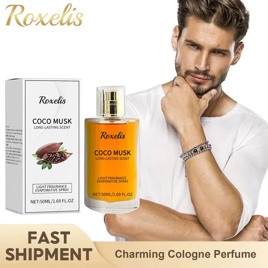 Men Cologne Lasting Perfume Light Fragrance Increase Attraction Confidence Attract Women Sandalwood Aroma Coffee Scent Perfume