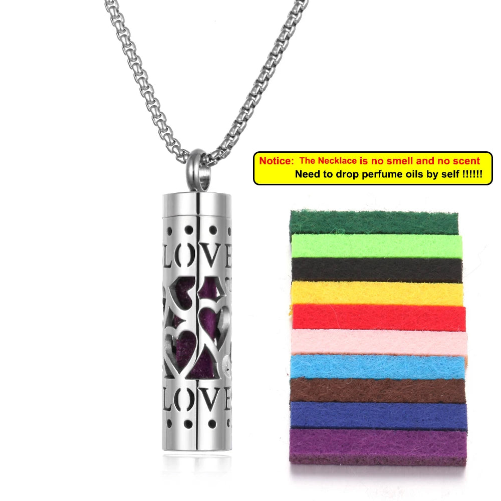 • Long Strip Aromatherapy Necklace Perfume Diffuser Essential Oil Diffuser