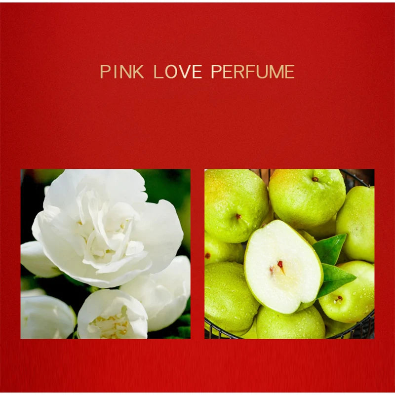 Valentine's Day Gift Box Perfume Women Rose Floral Scent Light Fragrance Fresh Clean Body Mist Lady Long-Lasting Eau De Toilette