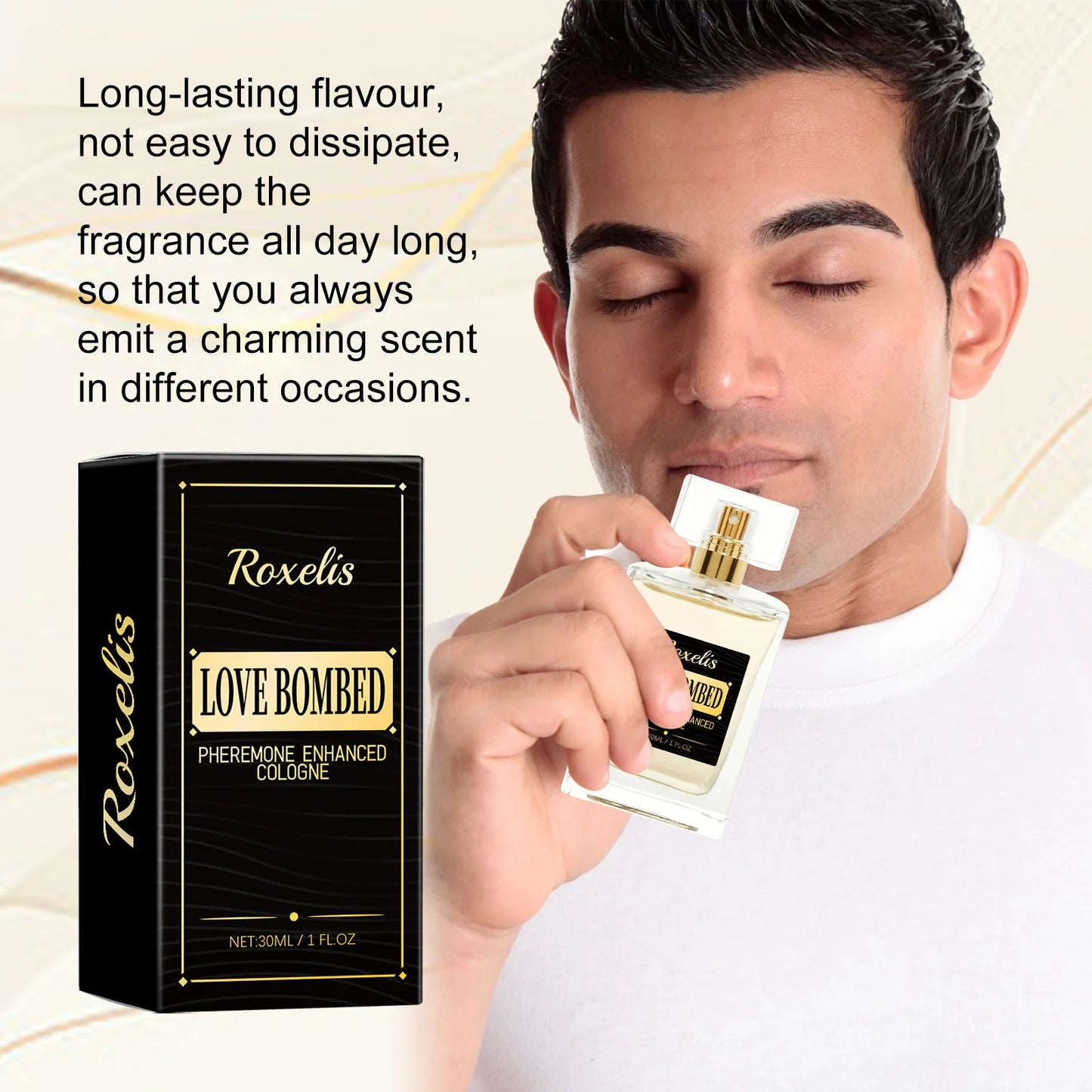 Men's Pheromone Perfume Lasting Light Cologne Fragrance Fresh Charm Business Gentleman Lovers Dating Hair Body Deodorant Spray