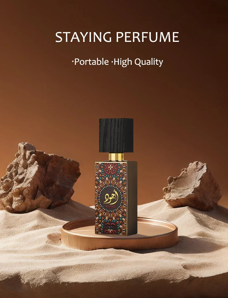 60ml High Quality Staying Portable Perfume Oil Hombre Gift Ajwad Mist Spray Deodorants Lasting Hair Body Fragrances Middle East