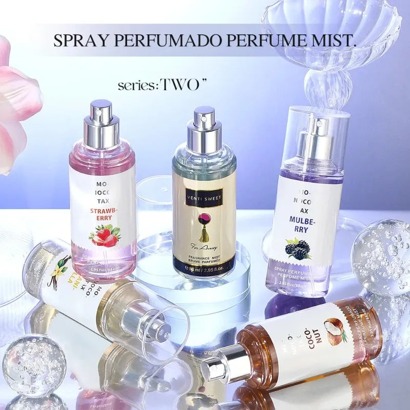 88ML Flower Fruit Perfume Vanilla Fragrance Women Date Scent Long-Lasting Good Girl Parfume Body Spray Floral Mist Air Freshener