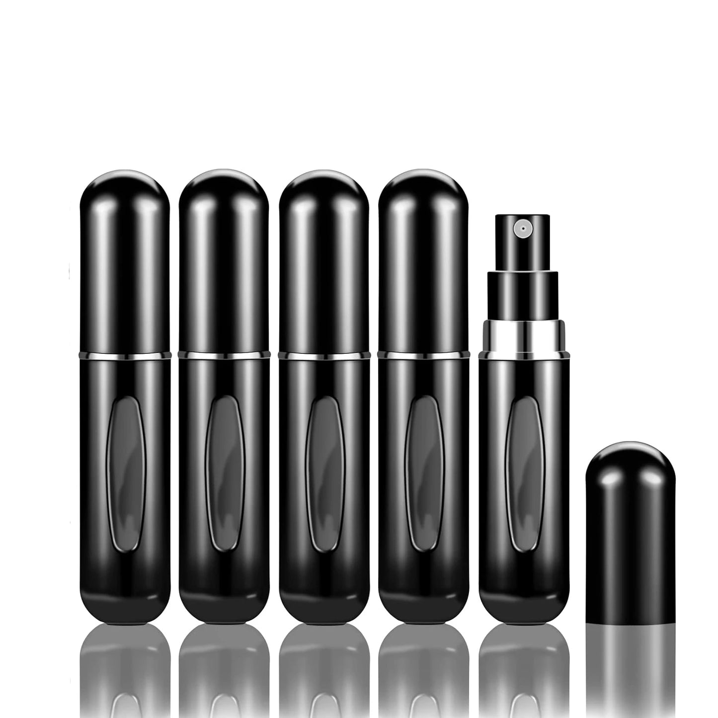 ☆ 1/5Pcs Travel Perfume Bottle Refillable Portable Mini Atomizer Spray Refill Bottle Women Pocket Dispenser Cologne Sprayer 5ml