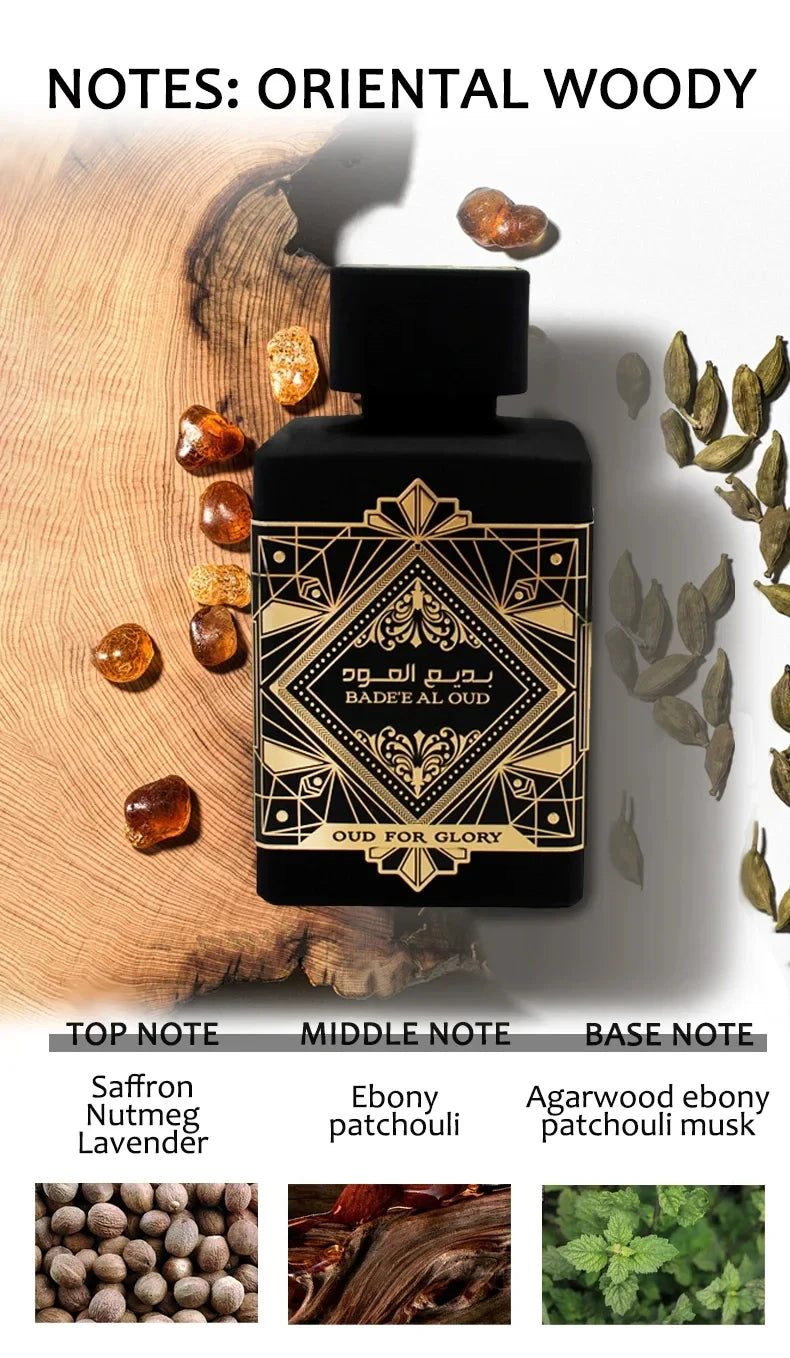 • 100ml Men Women Perfume Original Arabic Unisex Perfume Long Lasting Fragrance Spray Pheromone Arab Perfumes Eau De Parfum Gift