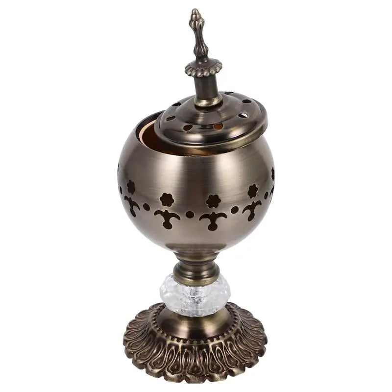 Aroma Stove Candleholder Oud Burner Uk Candlestick Incense Creative Censer Decor Hollow-out Bakhoor Kit Aromatherapy Furnace