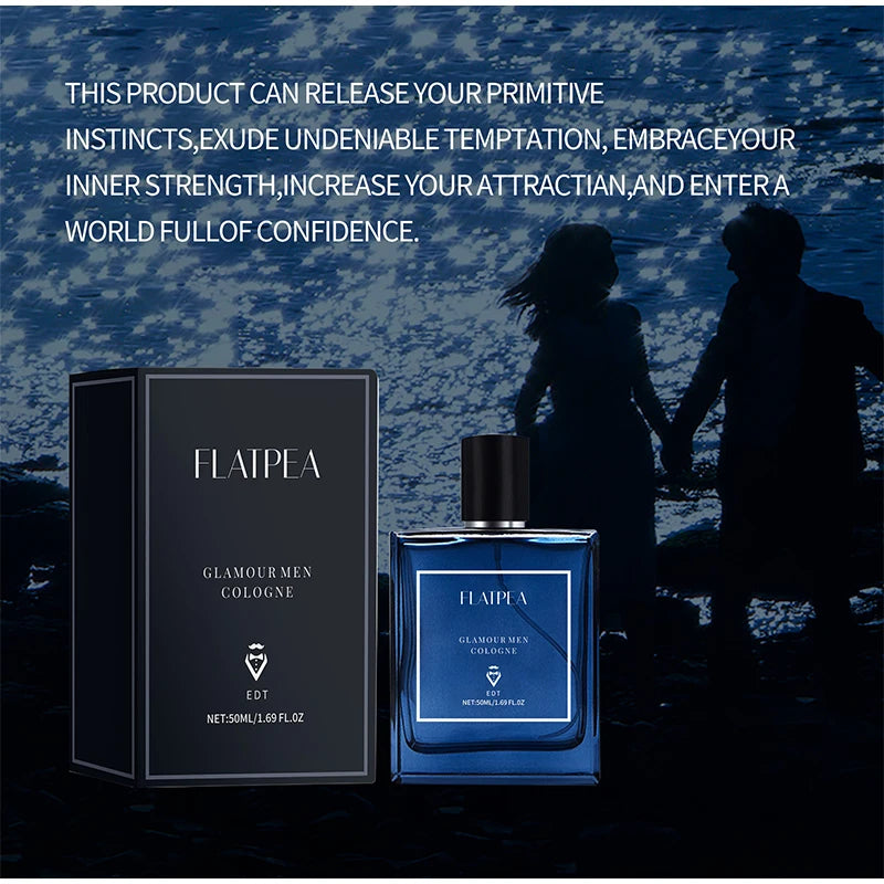 Blue Genuine Men Perfume,Fresh Flowers,Fruits And Trees Fragrance Citrusy Scent Long-Lasting Cologne Charming Eau De Toilette