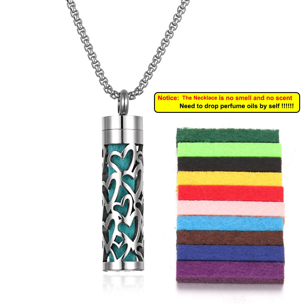 • Long Strip Aromatherapy Necklace Perfume Diffuser Essential Oil Diffuser