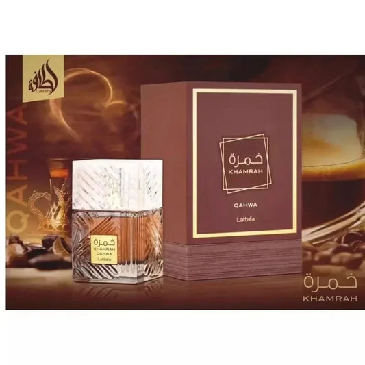 • 100ml Lattafa Perfumes Khamrah Middle Eastern Arabic Neutral High-end Fragrance Perfume Long-lasting Men's Cologne parfum