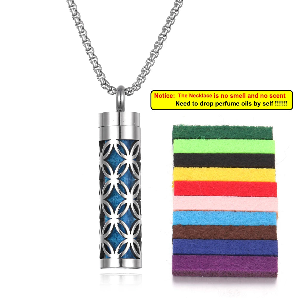 • Long Strip Aromatherapy Necklace Perfume Diffuser Essential Oil Diffuser