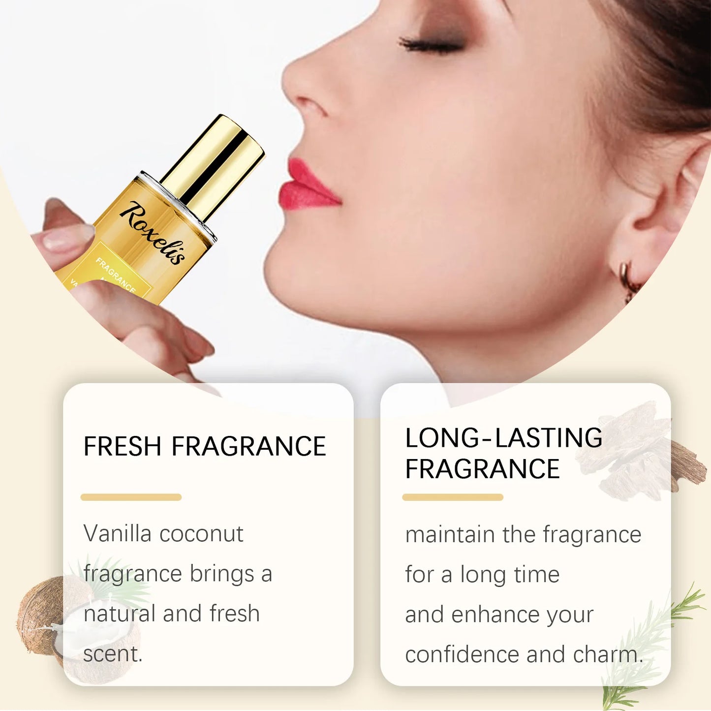 Coconut Vanilla Aroma Spray Lasting Mature Rich Fragrance Women Pheromone Releases Date Daily Attract Men Body Hair Perfume Mist