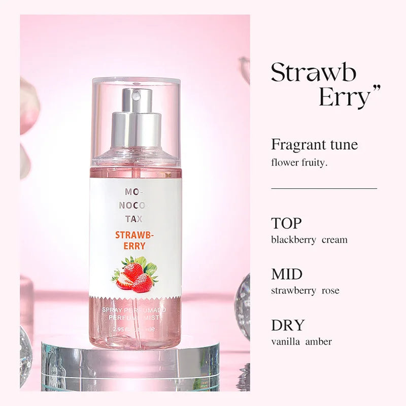 88ML Flower Fruit Perfume Vanilla Fragrance Women Date Scent Long-Lasting Good Girl Parfume Body Spray Floral Mist Air Freshener