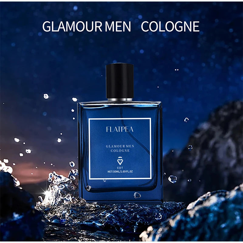 Blue Genuine Men Perfume,Fresh Flowers,Fruits And Trees Fragrance Citrusy Scent Long-Lasting Cologne Charming Eau De Toilette