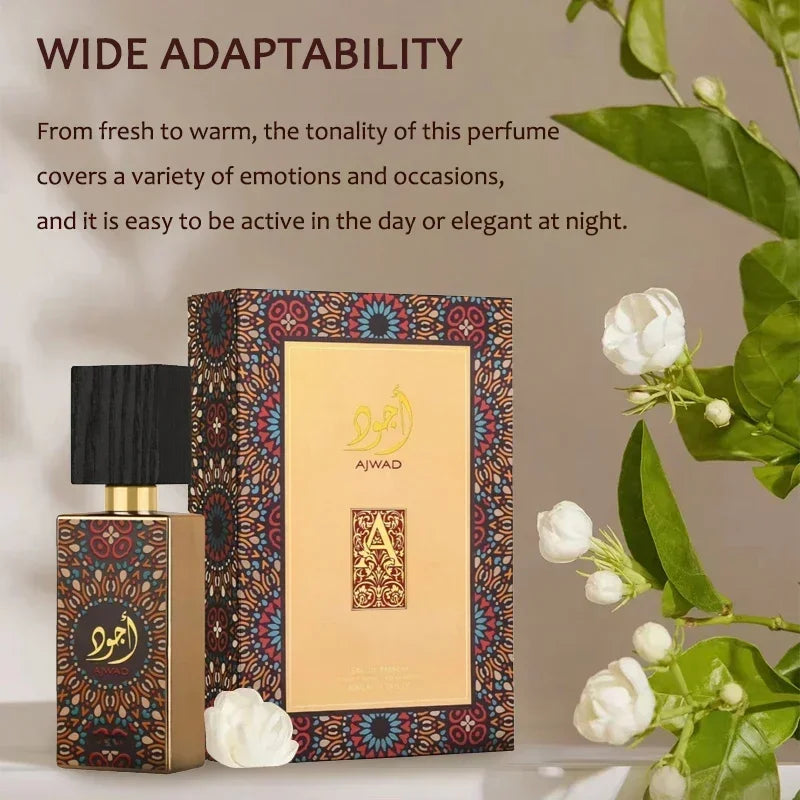 60ml High Quality Staying Portable Perfume Oil Hombre Gift Ajwad Mist Spray Deodorants Lasting Hair Body Fragrances Middle East