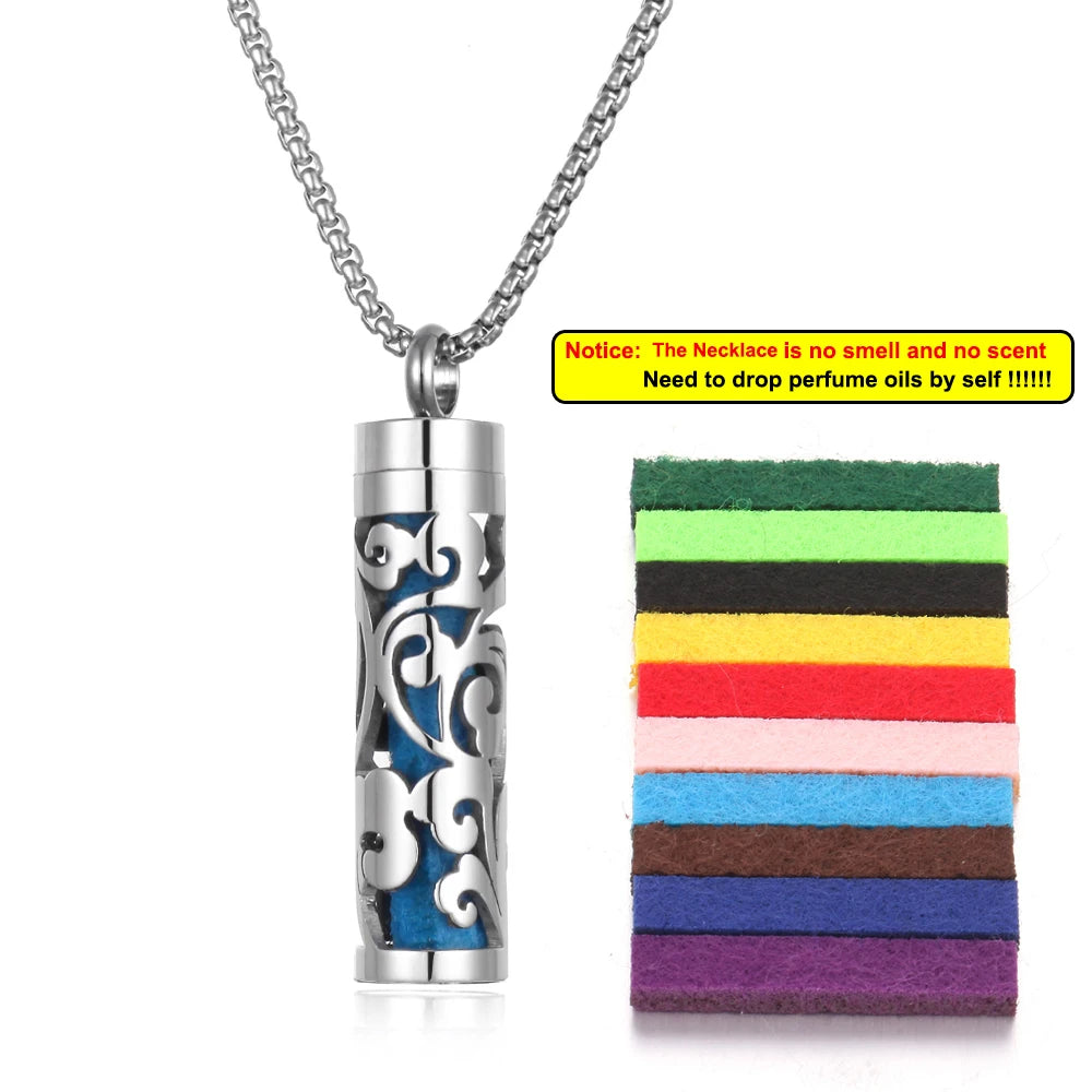 • Long Strip Aromatherapy Necklace Perfume Diffuser Essential Oil Diffuser