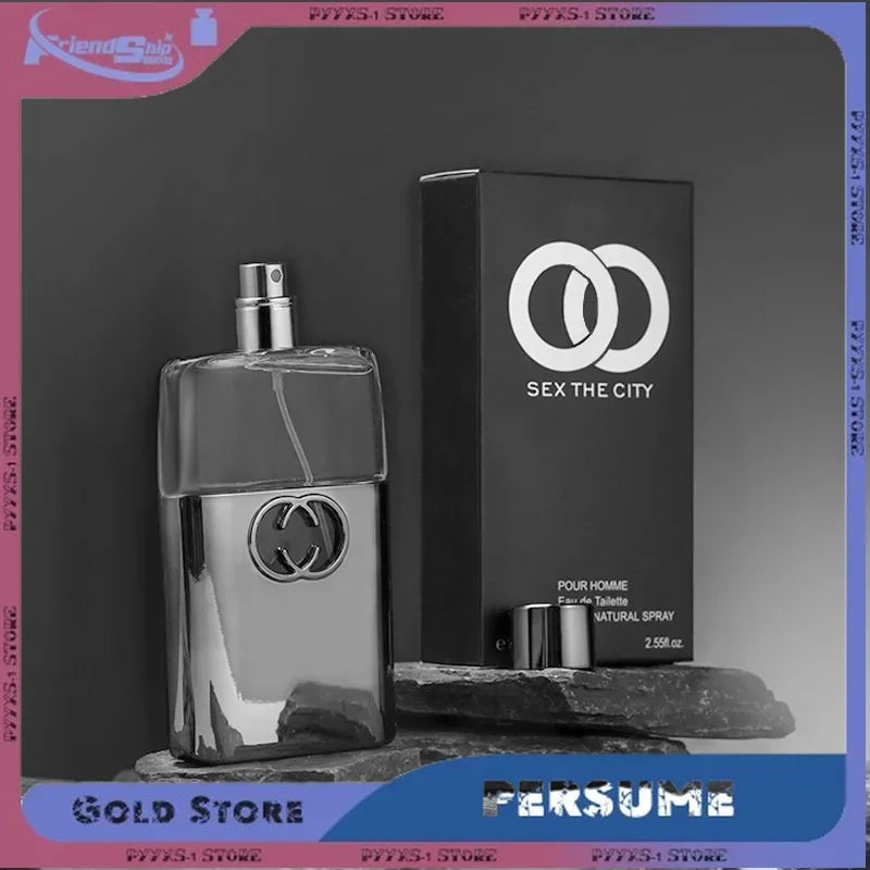 Guilty 75ml Men's Perfume Eau De Parfum Homme Spray - Male Body Mist Cologne Fresh Scent Woody Notes Long Lasting Fragrance