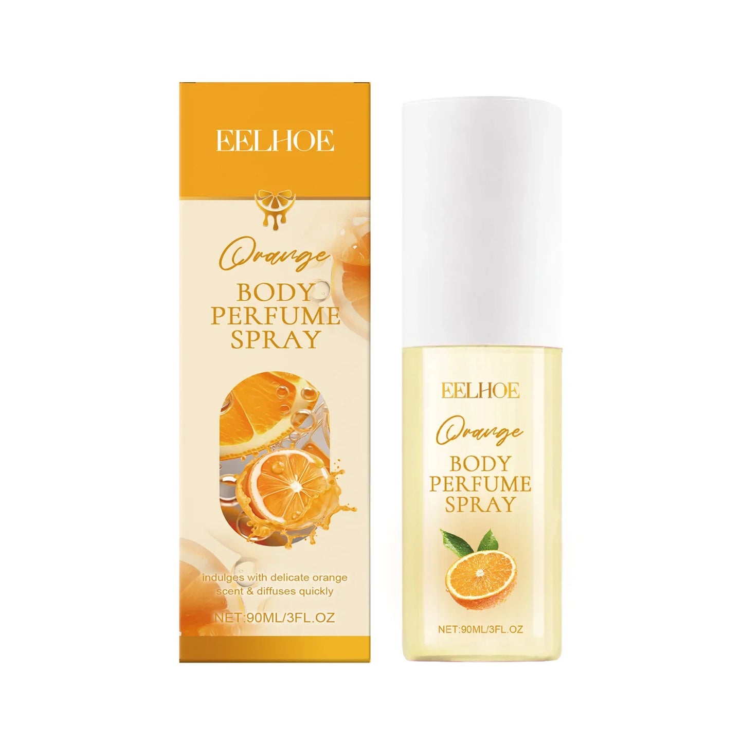 • EELHOE Orange Body Perfume Women Orange Fragrance Perfume Long Lasting Fresh Light Fragrance Pheromone Spray Scent Perfume 90ml