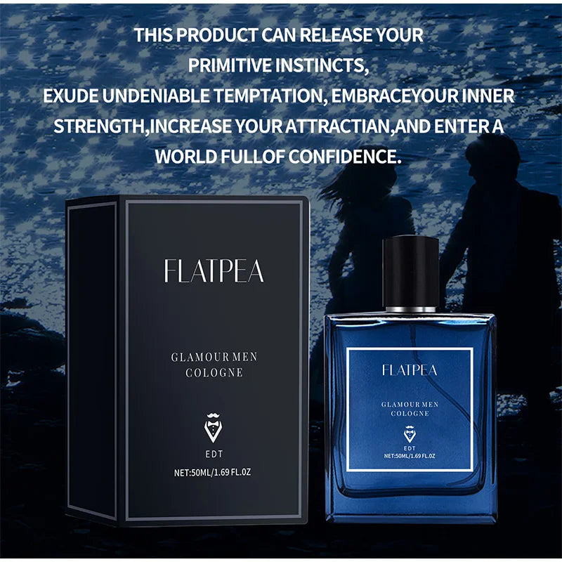 Blue Genuine Men Perfume,Fresh Flowers,Fruits And Trees Fragrance Citrusy Scent Long-Lasting Cologne Charming Eau De Toilette