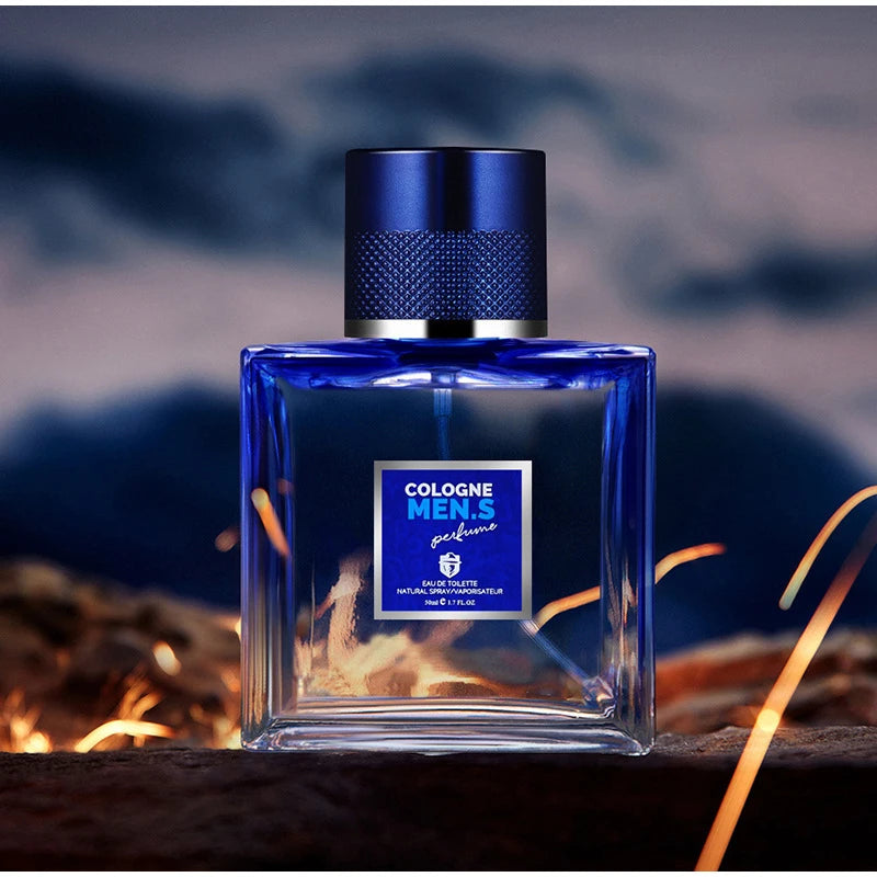 Blue Genuine Men Perfume,Fresh Flowers,Fruits And Trees Fragrance Citrusy Scent Long-Lasting Cologne Charming Eau De Toilette