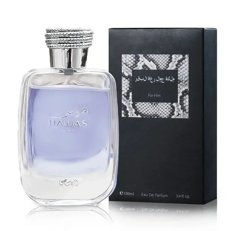 Original Hawas Men EDP Spray 100ml Long Lasting Signature Premium Arabian Elegance Refreshing Luxurious Masculine Parfum