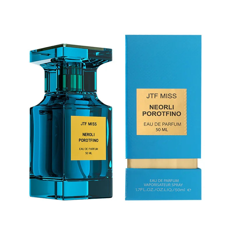 Luxury Brand JTF 50ml Eau De Parfum Spray for Men Fresh Scent Energetic Fruity Floral Woody Tones Women's Long Lasting Perfume