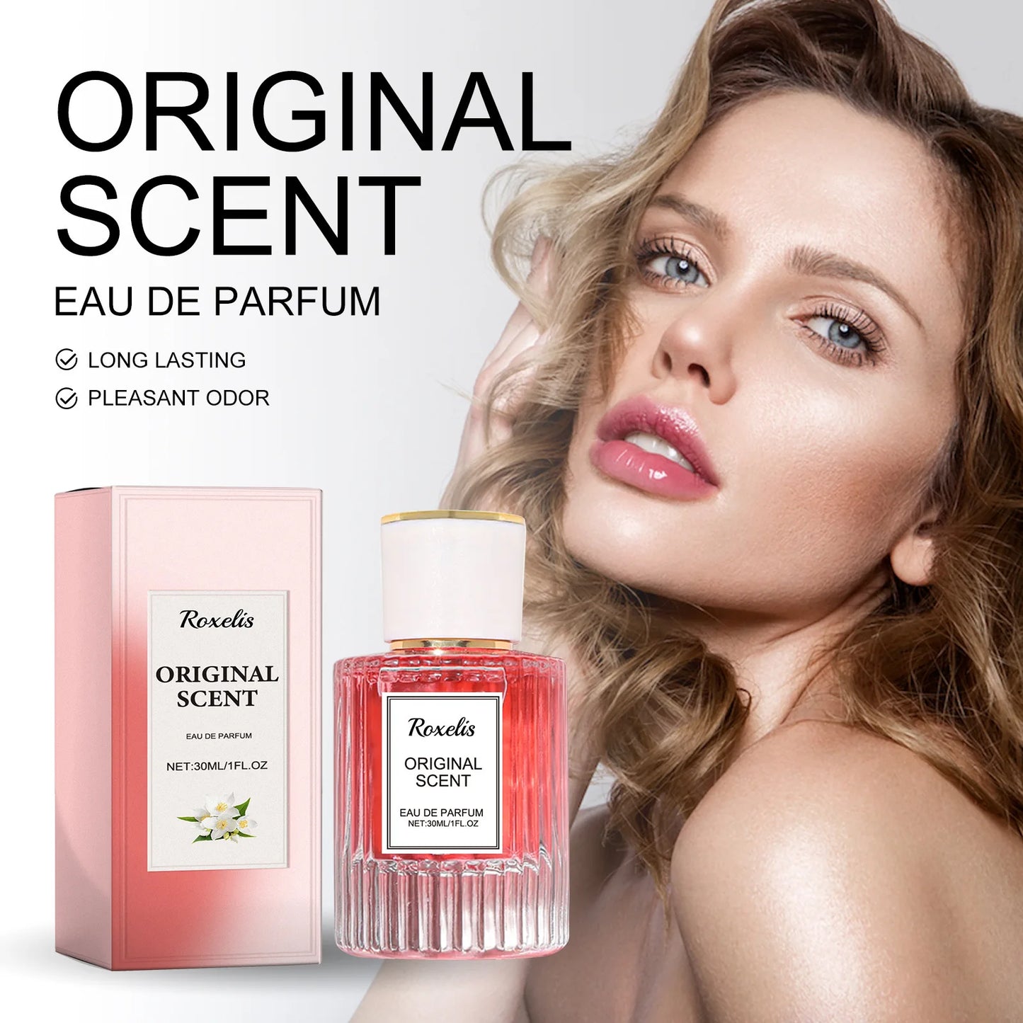 Women Jasmine Perfume Long Lasting Scent Sexy Pheromone Plant Extracts Floral Daily Dating Attracting Men Fragrance Body Perfume