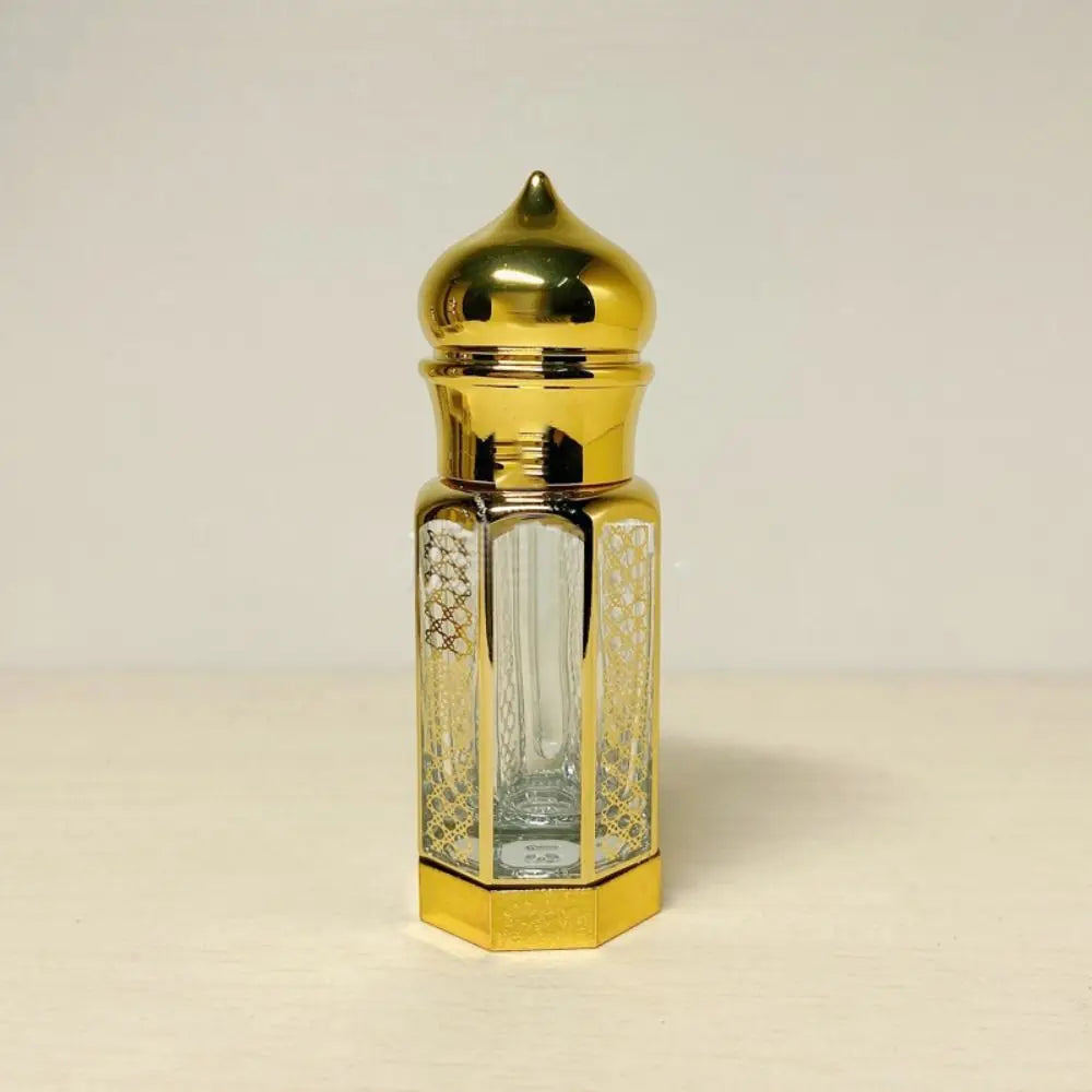 3/6/12ML Luxury Refillable Essential Oils Bottles Empty Perfume Bottle Portable Dropper Bottle Vintage Bronzing Liquid Container