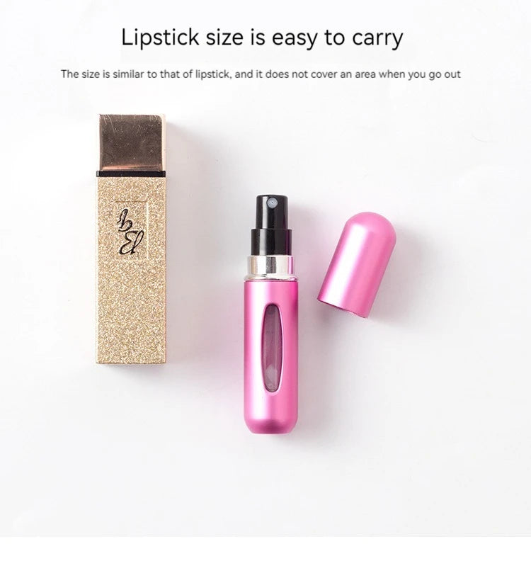 5/8ml Portable Perfume Atomizer Liquid Container For Cosmetics Mini Aluminum Spray Alcochol Empty Refillable Bottle