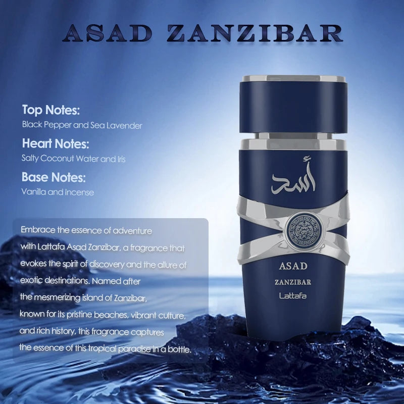 • ASAD ZANZIBAR & LATTIFA 100ML